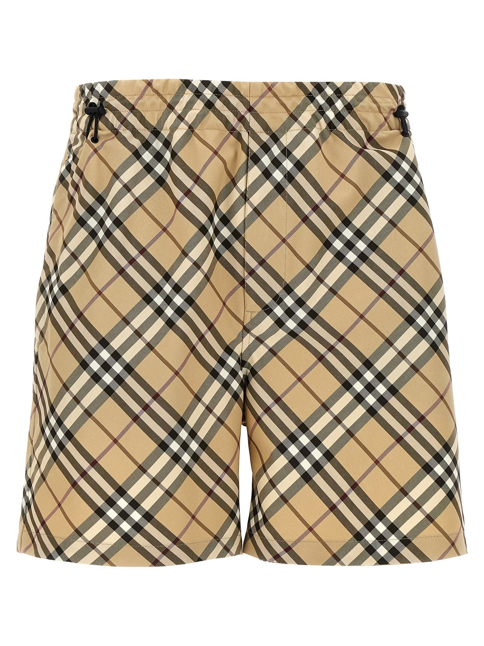 Check Waterproof Bermuda Shorts - Burberry - Modalova