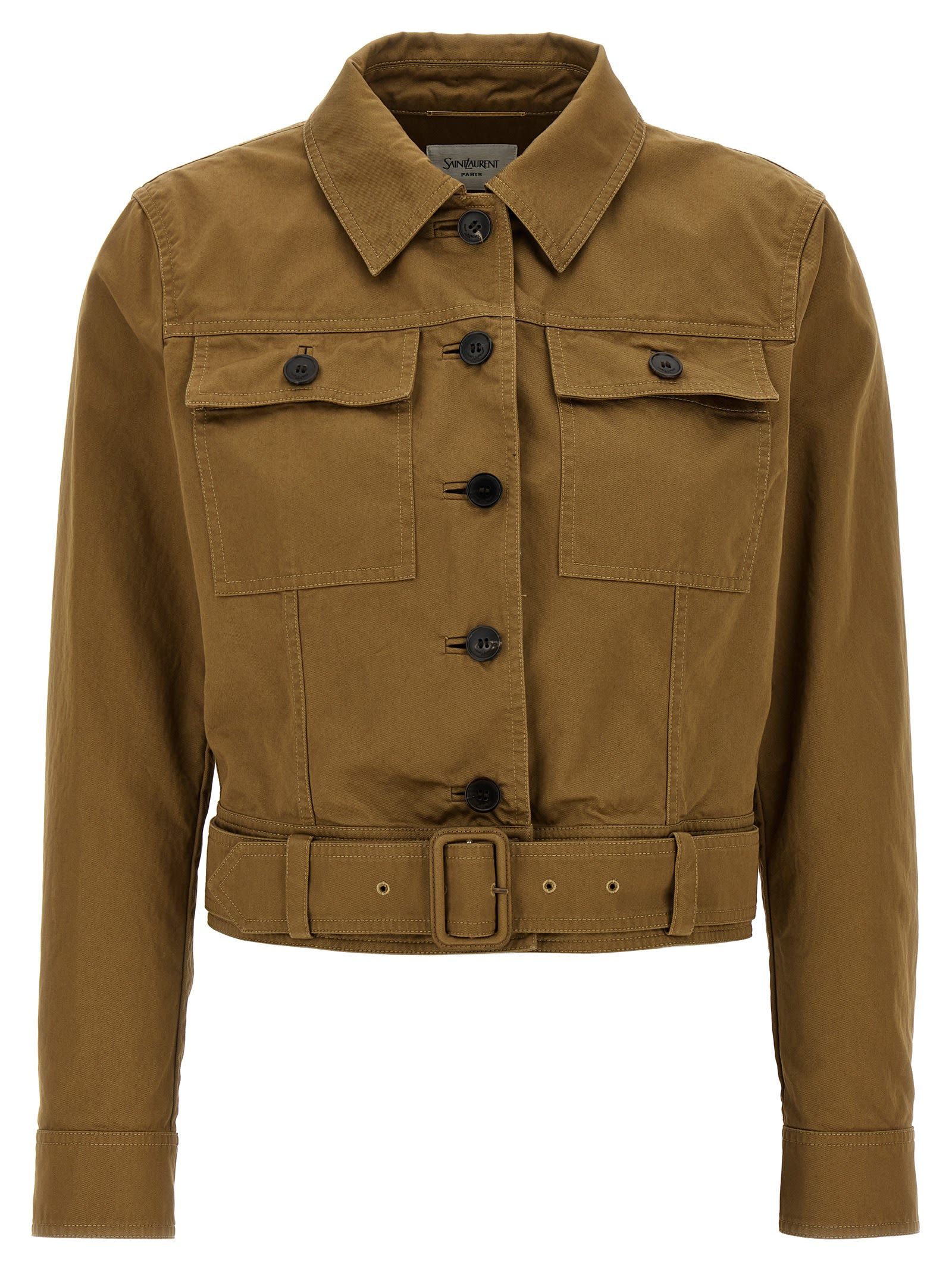 Saint Laurent Canvas Jacket - Saint Laurent - Modalova