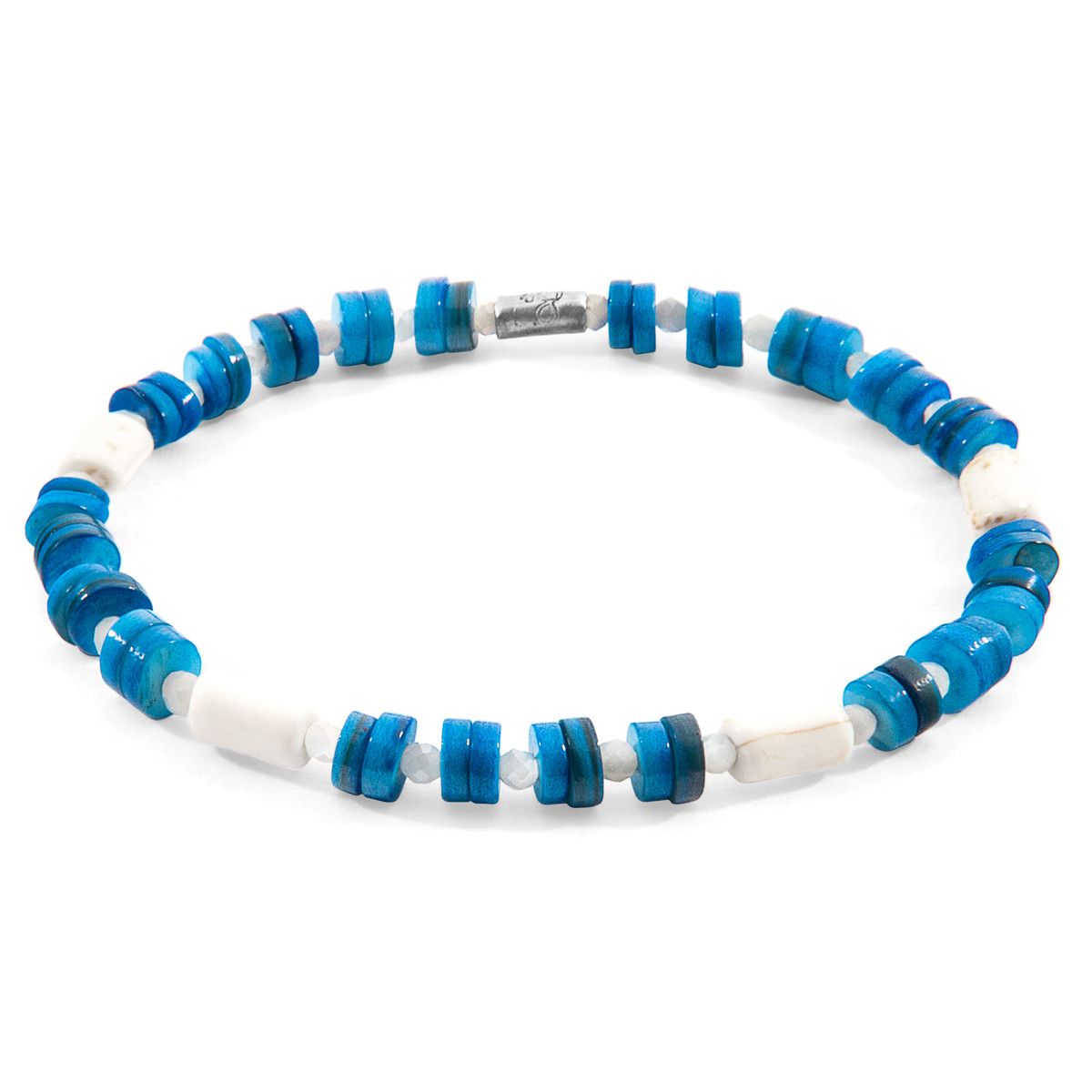 Maisie Silver and Freshwater Shell SKINNY Bracelet - ANCHOR & CREW - Modalova