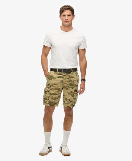 Men's Parachute Light Shorts Tan / Lizard Camo Desert - Size: 34 - Superdry - Modalova