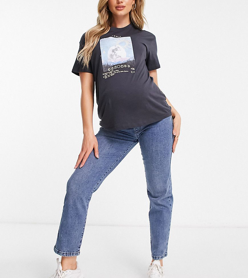 Cotton On Maternity - Jeans elasticizzati dritti - Cotton:On - Modalova