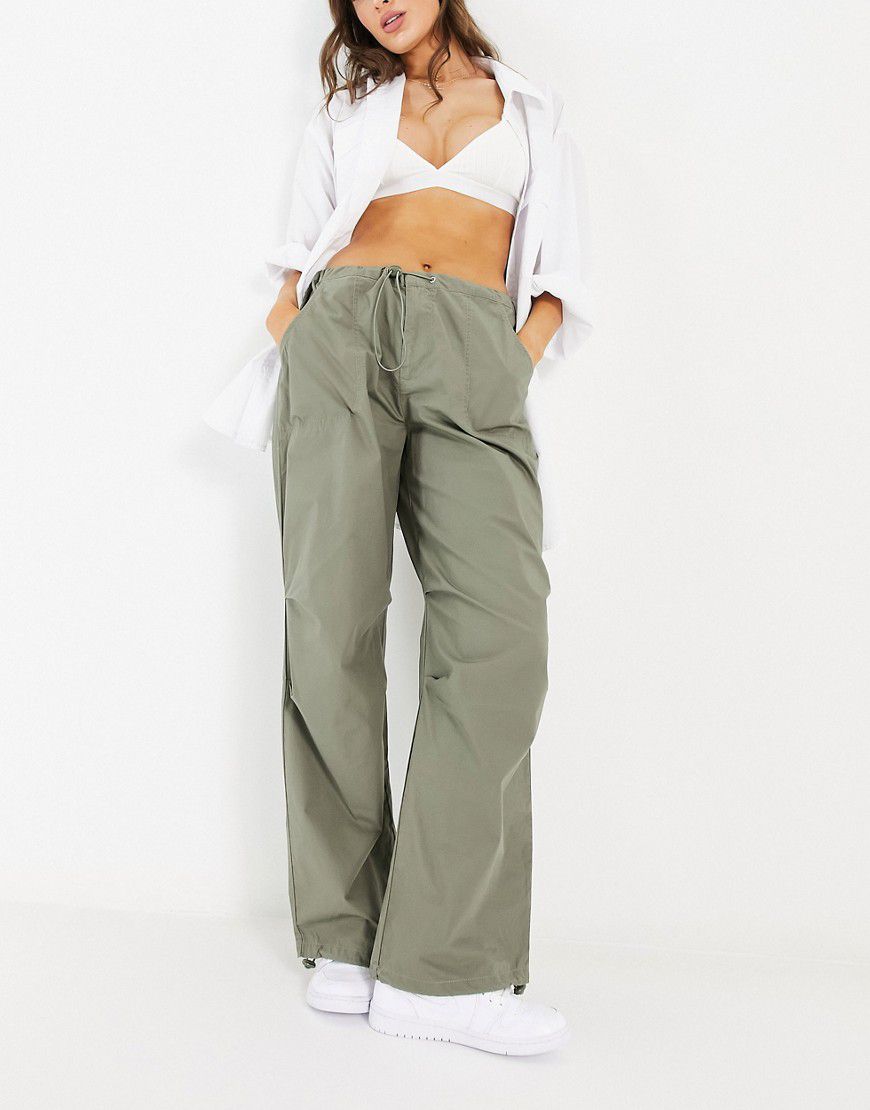 Cotton On - Pantaloni verdi con fermacorda sul fondo - Cotton:On - Modalova