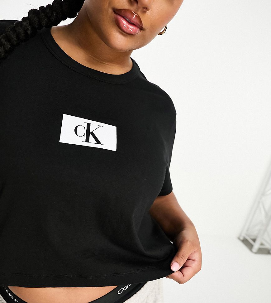 Curve - T-shirt da casa nera - Calvin Klein - Modalova