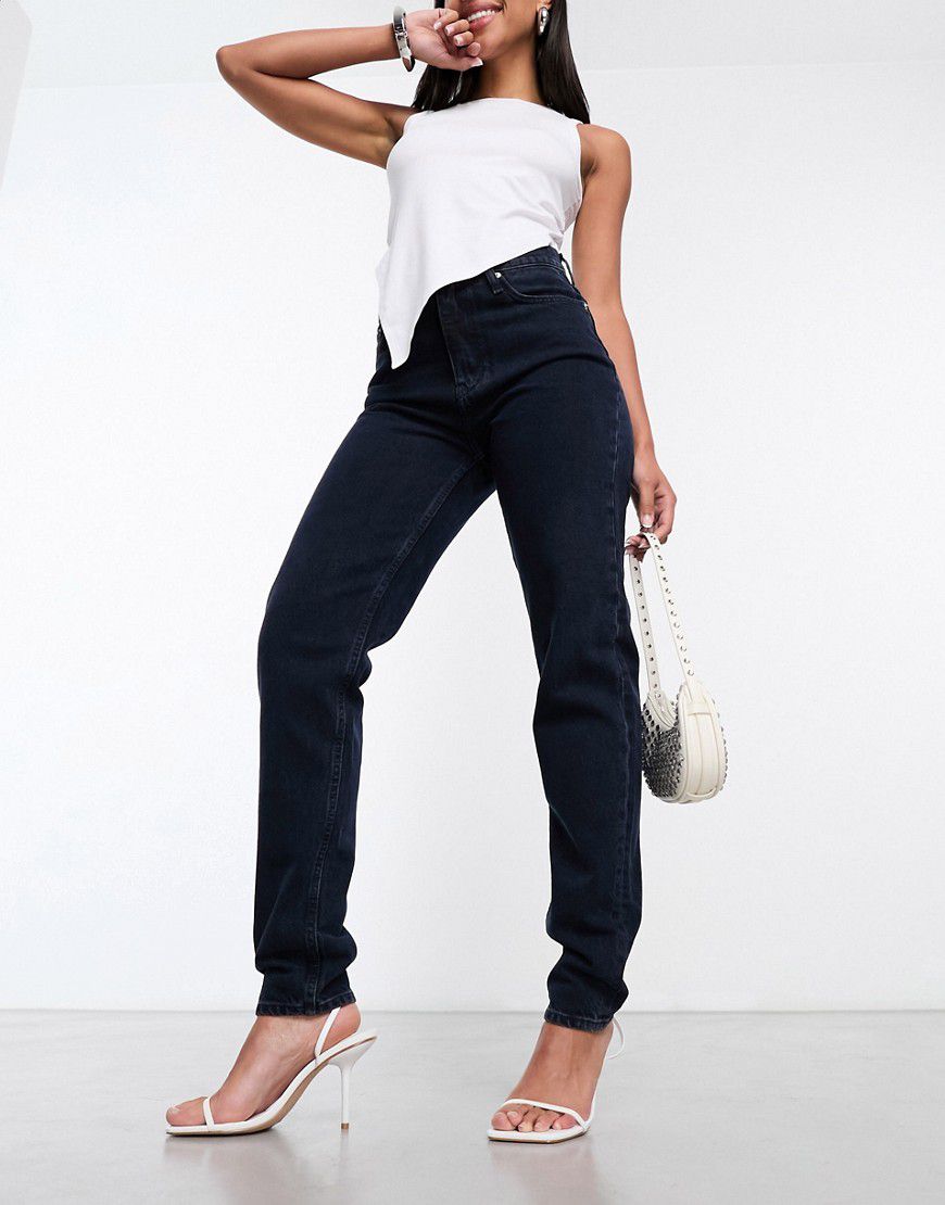 Mom jeans color denim scuro - Calvin Klein Jeans - Modalova