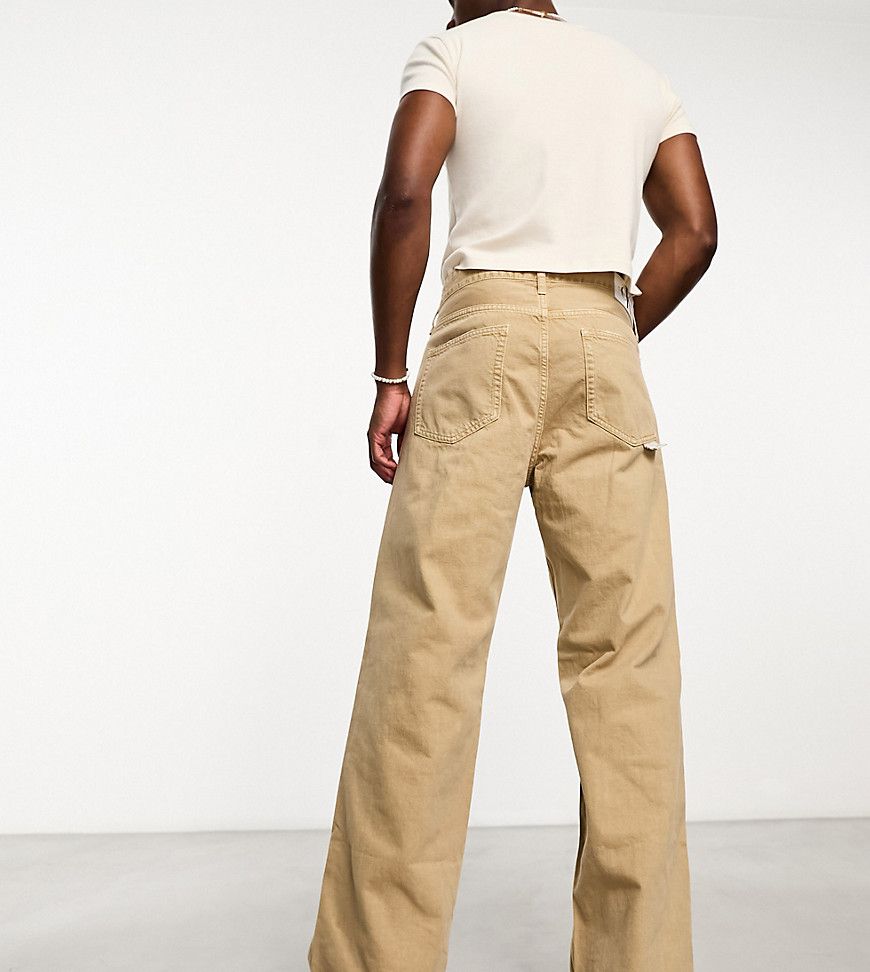 Jeans ampi beige - In esclusiva per ASOS - Calvin Klein Jeans - Modalova
