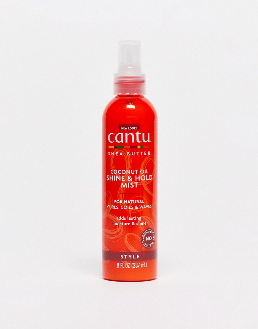 Spray lucidante e fissante al burro di karité e all'olio di cocco per capelli naturali da 237 ml - Cantu - Modalova