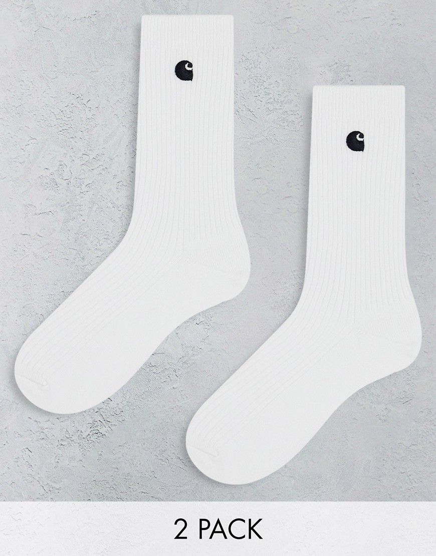 Madison - Confezione da 2 paia di calzini bianchi - Carhartt WIP - Modalova