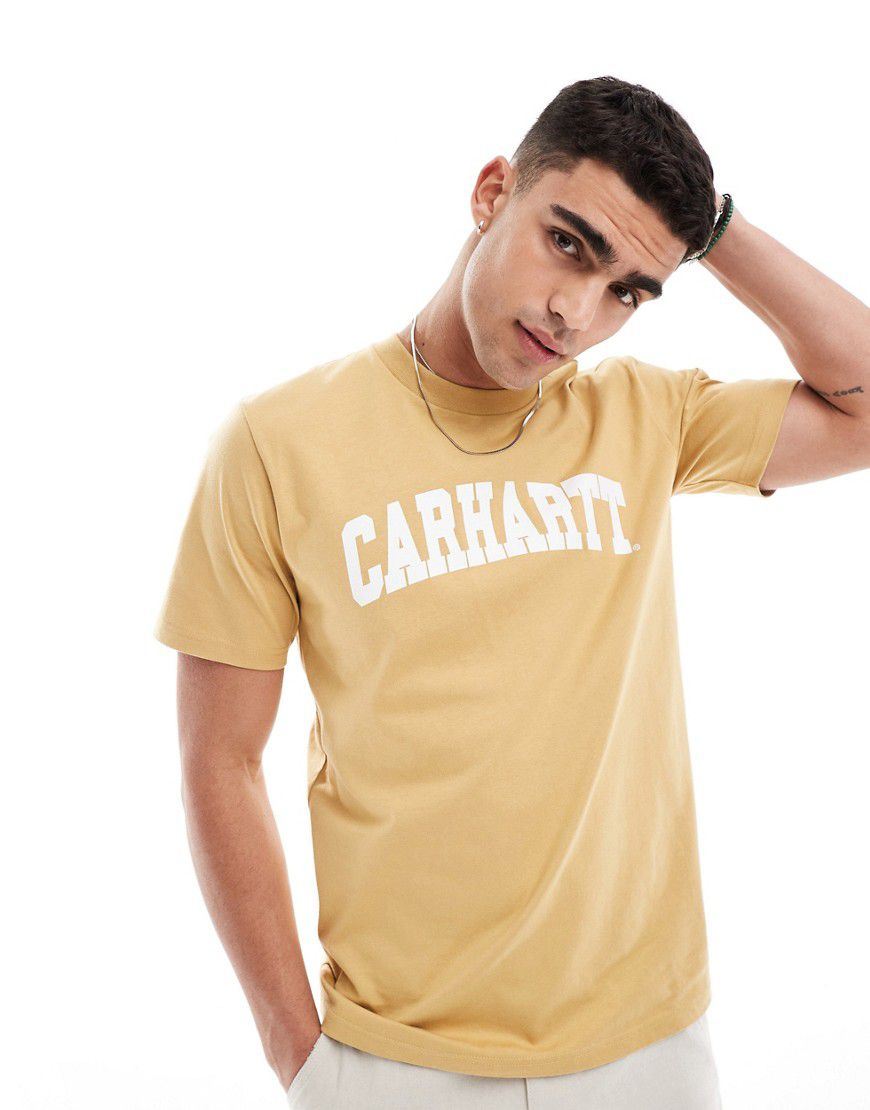 T-shirt stile college beige - Carhartt WIP - Modalova