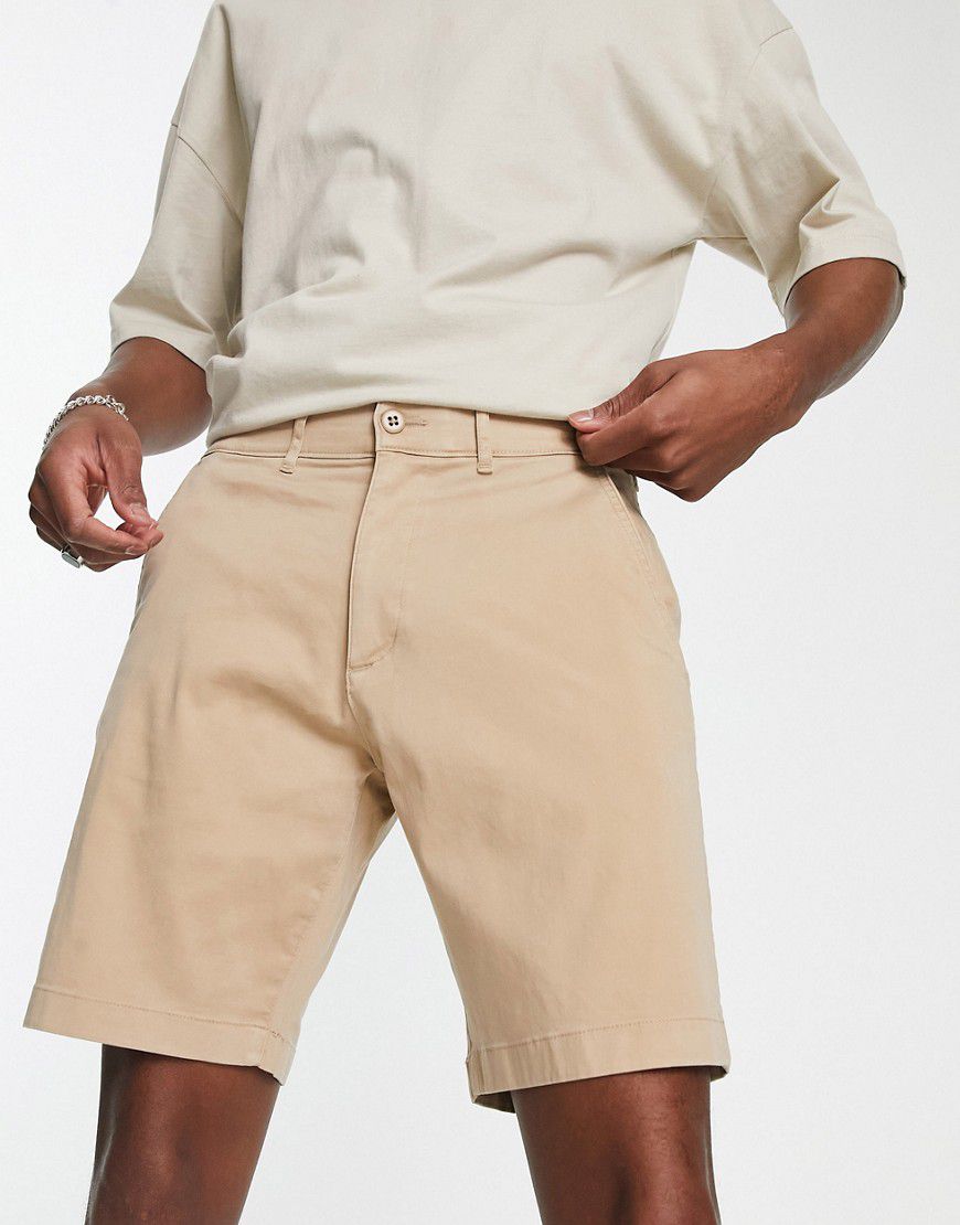 Pantaloncini eleganti beige da 7" - Abercrombie & Fitch - Modalova