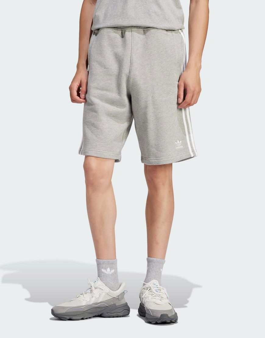 Adicolor - Pantaloncini grigi con 3 strisce - adidas Originals - Modalova