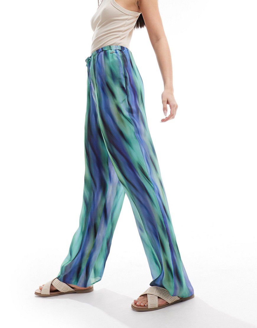 Pantaloni con stampa di onde dell'oceano - Armani Exchange - Modalova