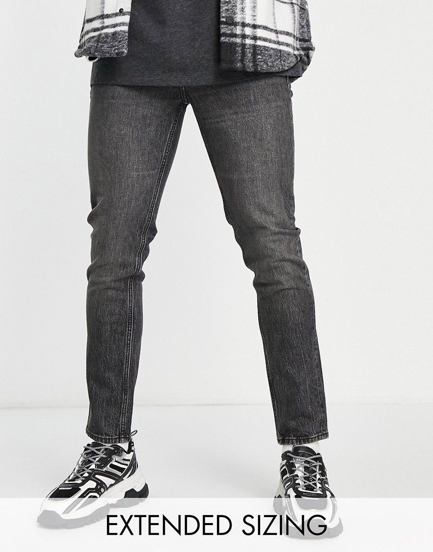 Cone Mill - Jeans skinny "American classic" slavato - ASOS DESIGN - Modalova