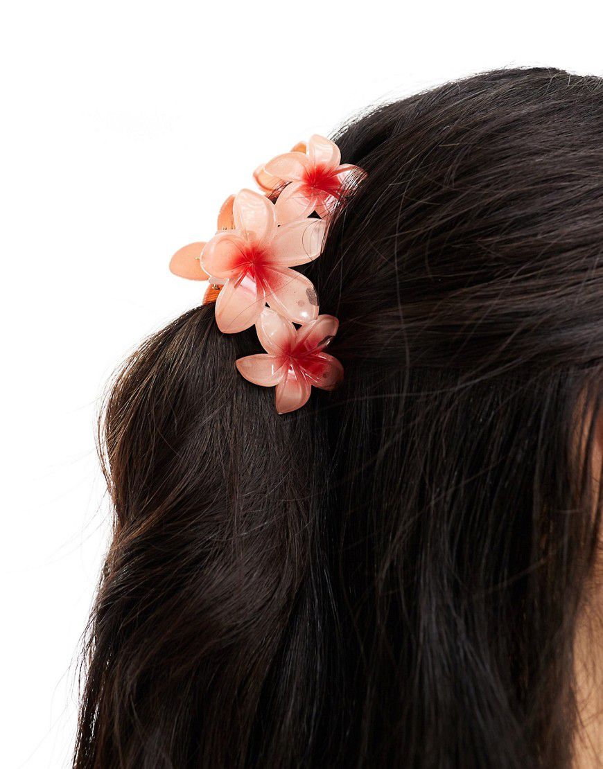 Fermaglio per capelli a pinza a forma di fiori sfumato - ASOS DESIGN - Modalova