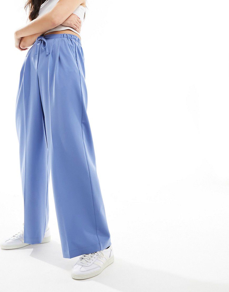 Pantaloni sartoriali blu - ASOS DESIGN - Modalova