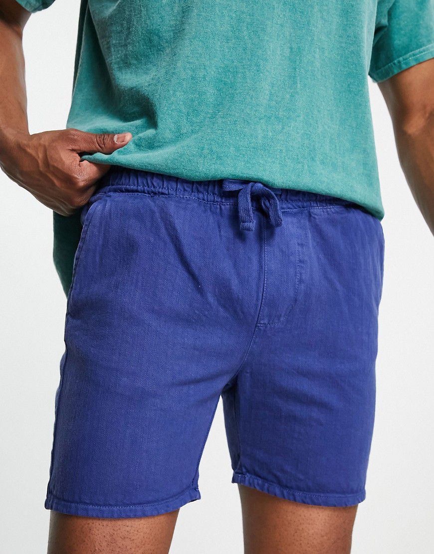 Pantaloncini con coulisse indaco - Bolongaro Trevor - Modalova