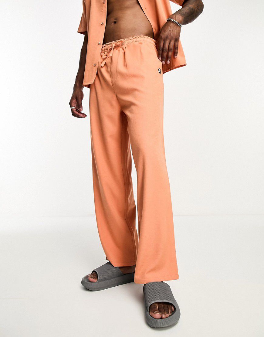 Pantaloni da mare testurizzati color ruggine - Bolongaro Trevor - Modalova