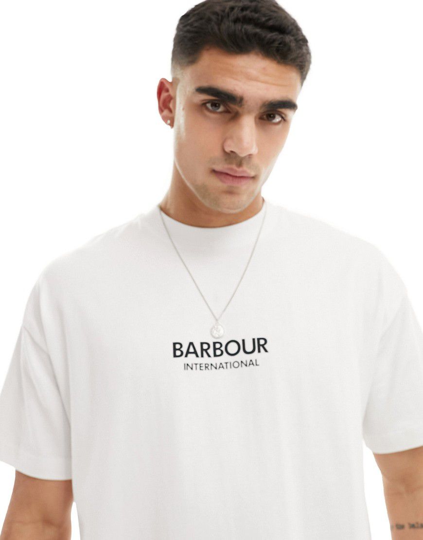 Formula - T-shirt oversize bianca - In esclusiva per ASOS - Barbour International - Modalova