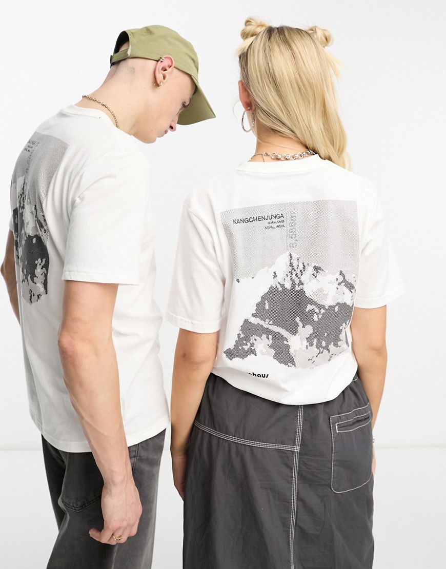 Kangchenjunga - T-shirt unisex bianca con stampa - Berghaus - Modalova