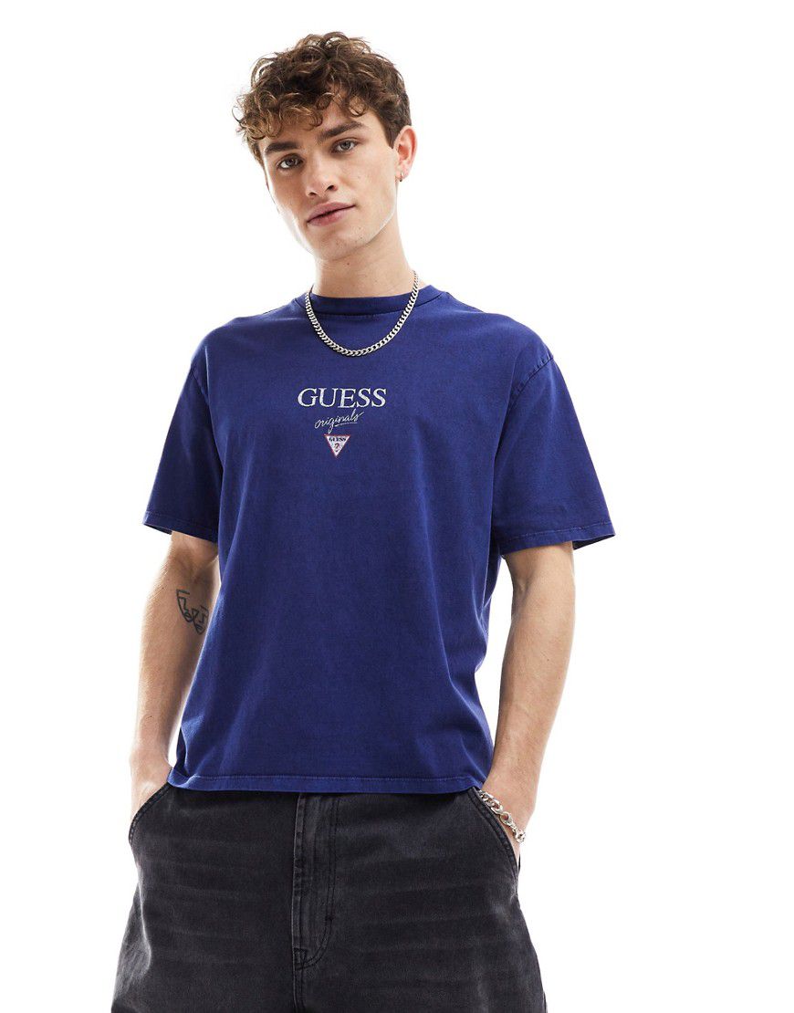T-shirt unisex con logo stampato - Guess Originals - Modalova