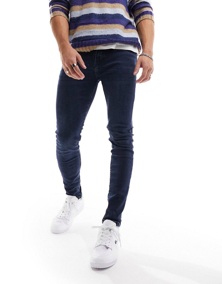 DTT - Jeans super skinny elasticizzati blu scuro - Don't Think Twice - Modalova