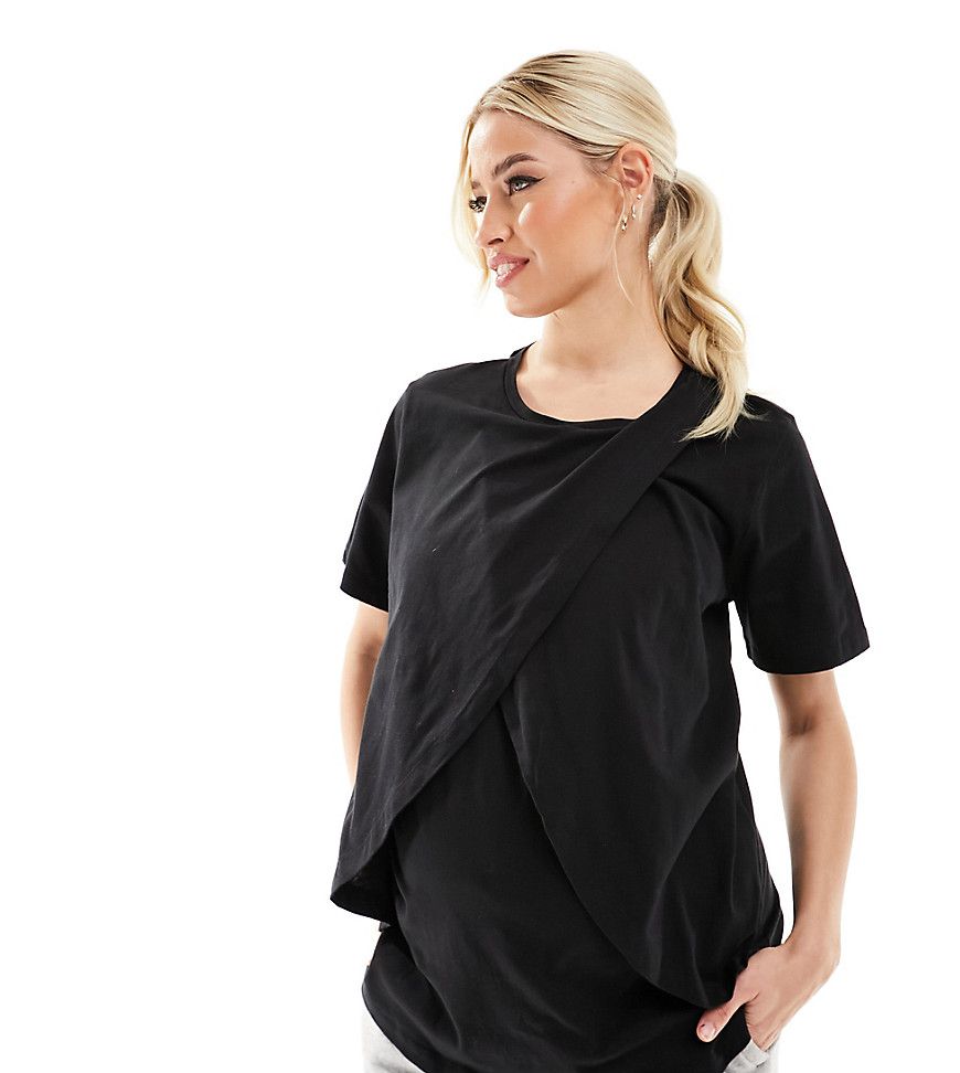 Esclusiva ASOS DESIGN Maternity - Mix & Match - T-shirt del pigiama per l'allattamento in cotone - ASOS Maternity - Nursing - Modalova