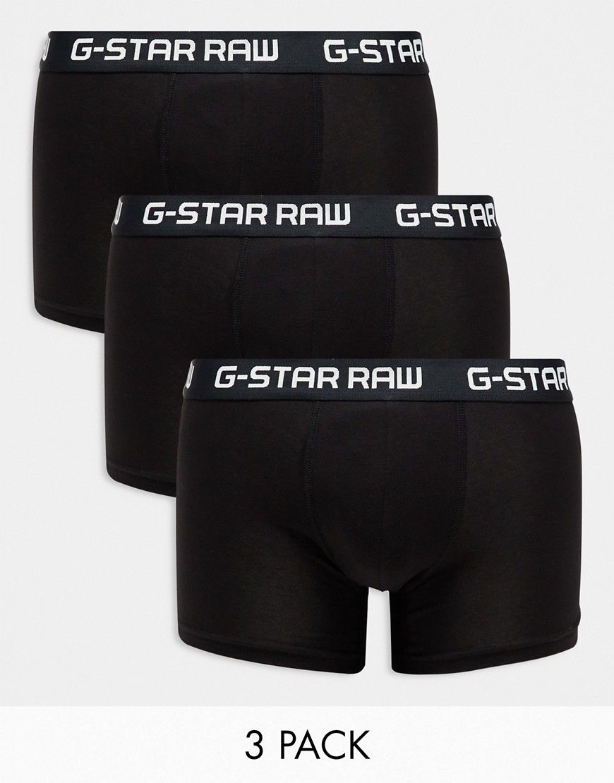 Raw - Confezione da 3 paia di boxer neri - G-Star - Modalova