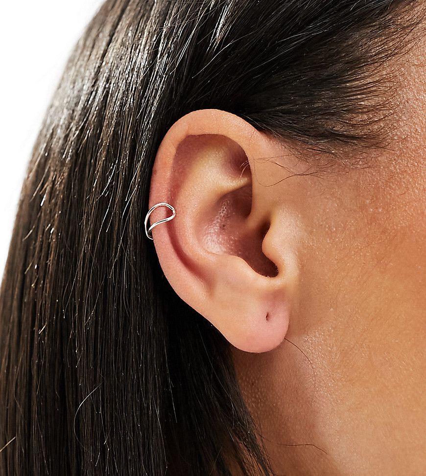 Orecchino ear cuff avvolgente in sterling - Kingsley Ryan - Modalova