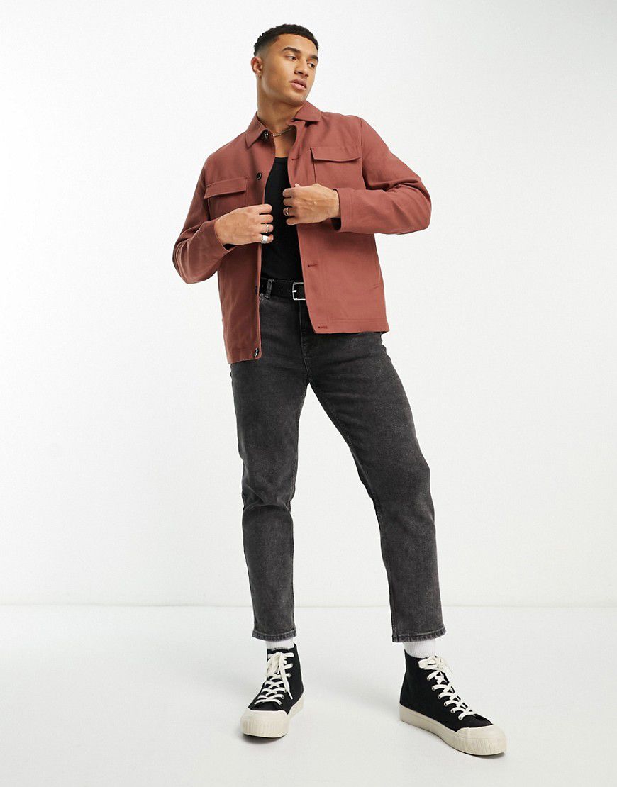 Harry - Camicia giacca color ruggine in coordinato - Harry Brown - Modalova