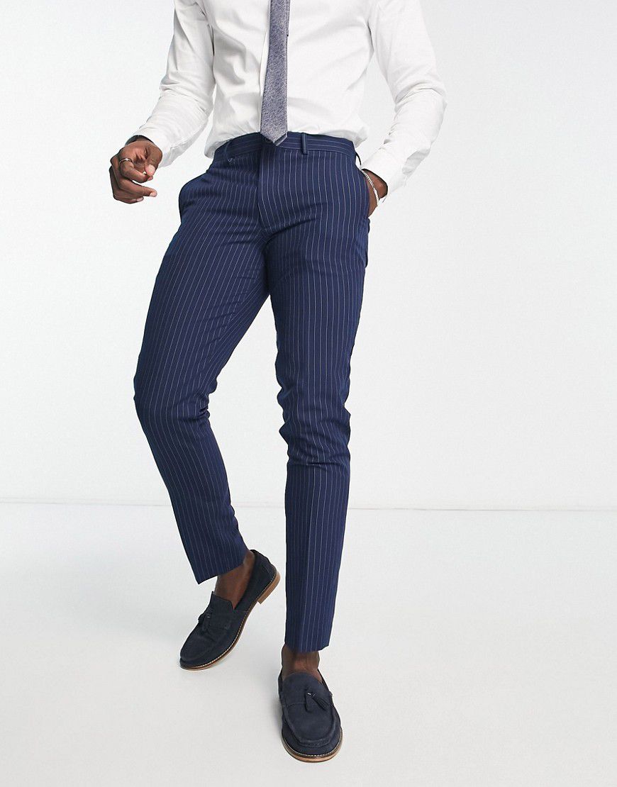 Premium - Pantaloni da abito super slim gessato - Jack & Jones - Modalova