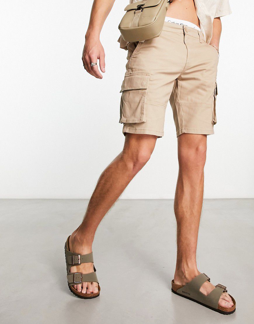 Pantaloncini cargo color cuoio - ONLY & SONS - Modalova