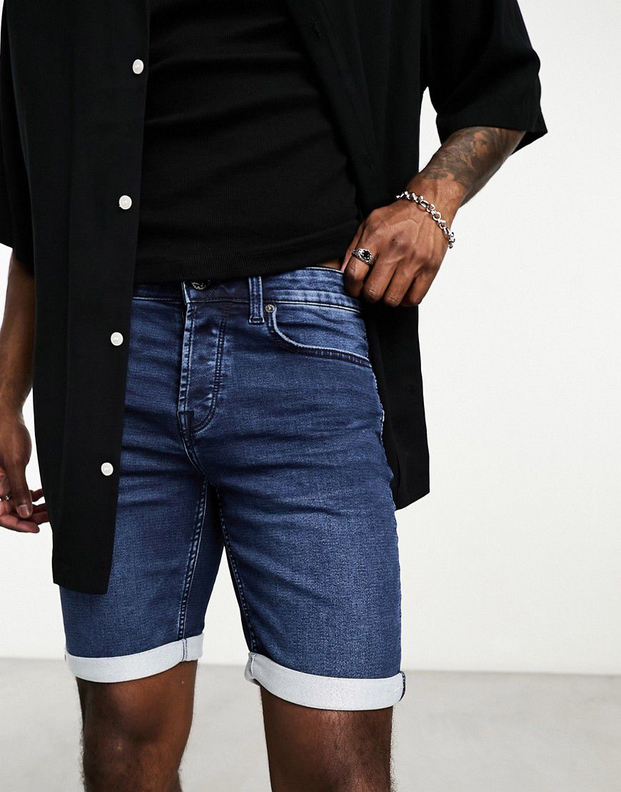 Pantaloncini di jeans lavaggio scuro - ONLY & SONS - Modalova