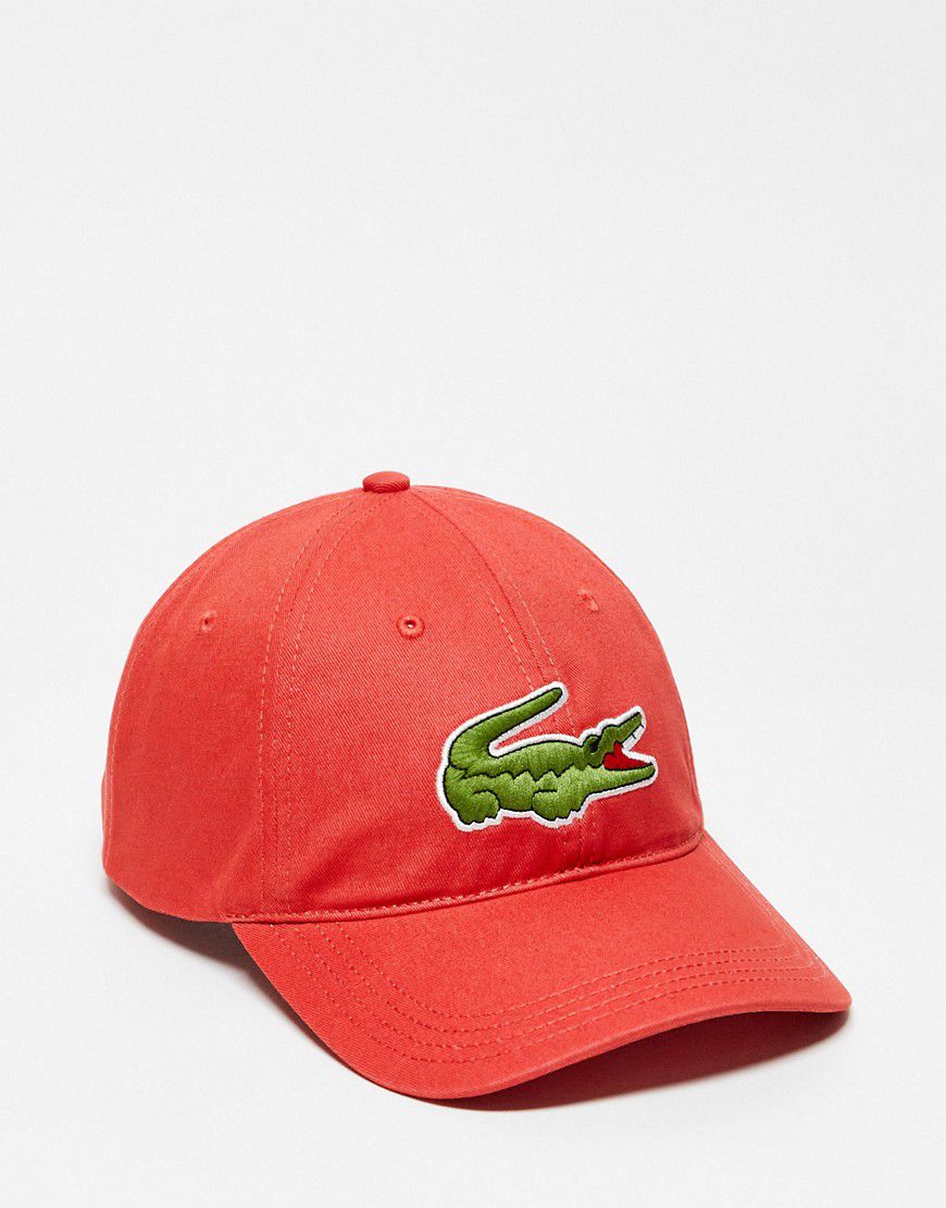 Lacoste - Cappellino rosso con logo - Lacoste - Modalova