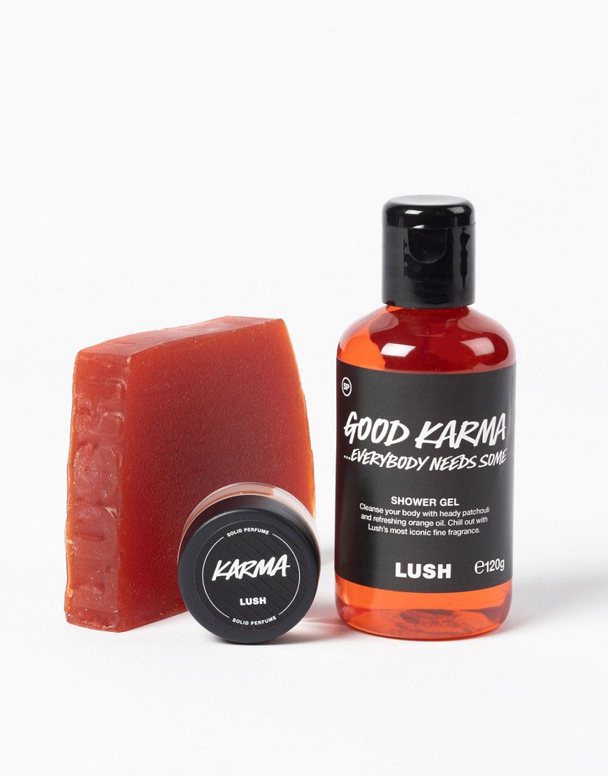 Good Karma - Set scoperta con gel doccia, sapone e profumo solido - LUSH - Modalova