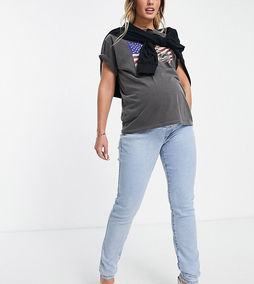 Riot - Mom jeans comodi elasticizzati - Missguided Maternity - Modalova