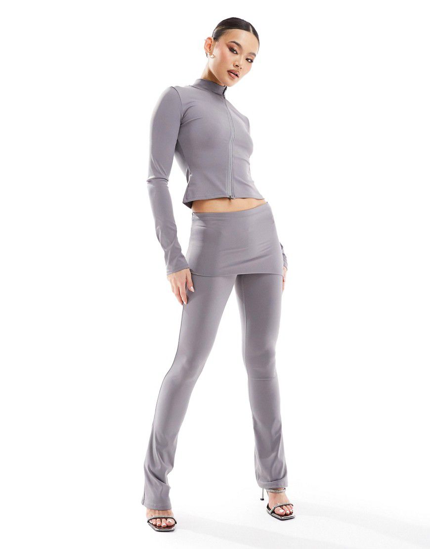 Pantaloni da yoga morbidissimi grigi in coordinato - Murci - Modalova