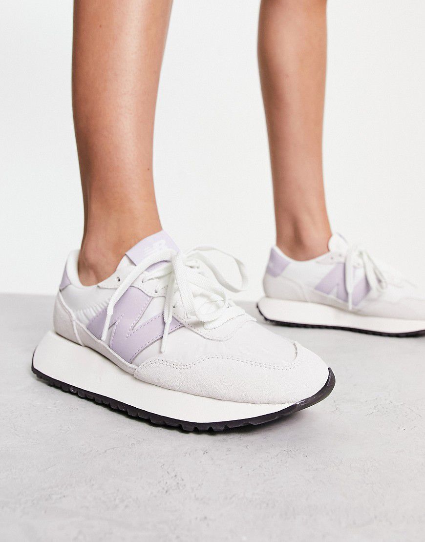 Sneakers bianche e lilla - New Balance - Modalova