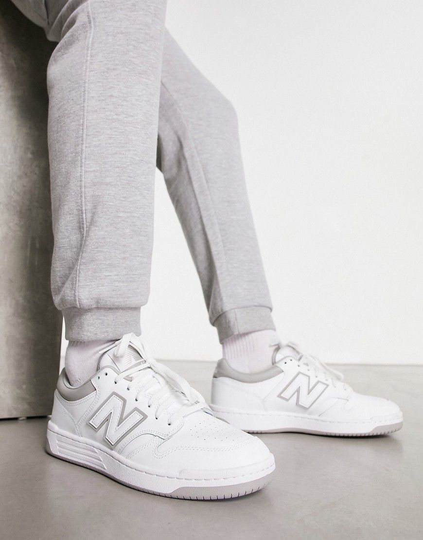 Sneakers bianche con dettagli grigi - New Balance - Modalova