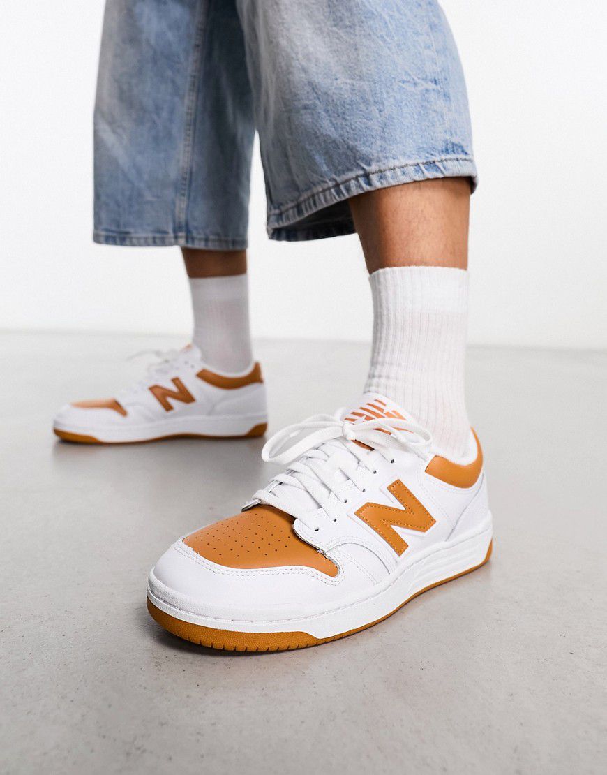 Sneakers bianche e arancioni - New Balance - Modalova
