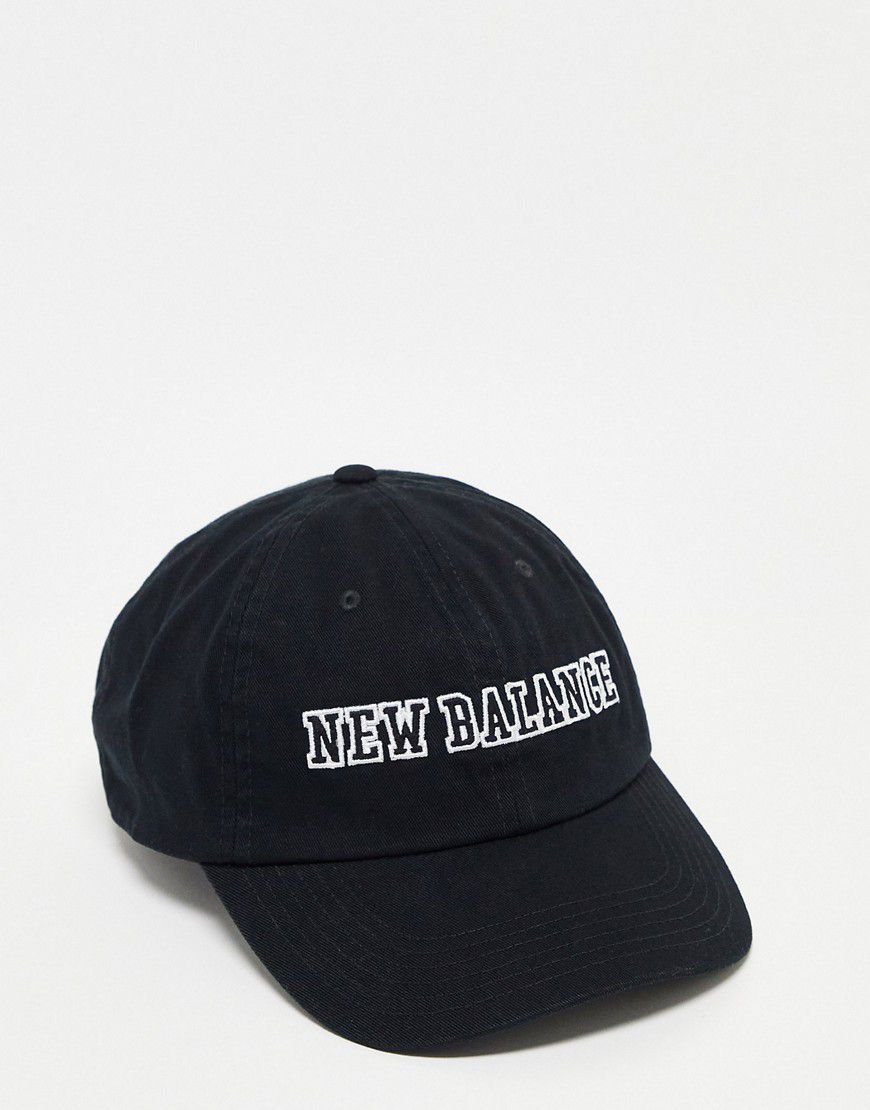 Cappello con visiera con logo stile college - New Balance - Modalova