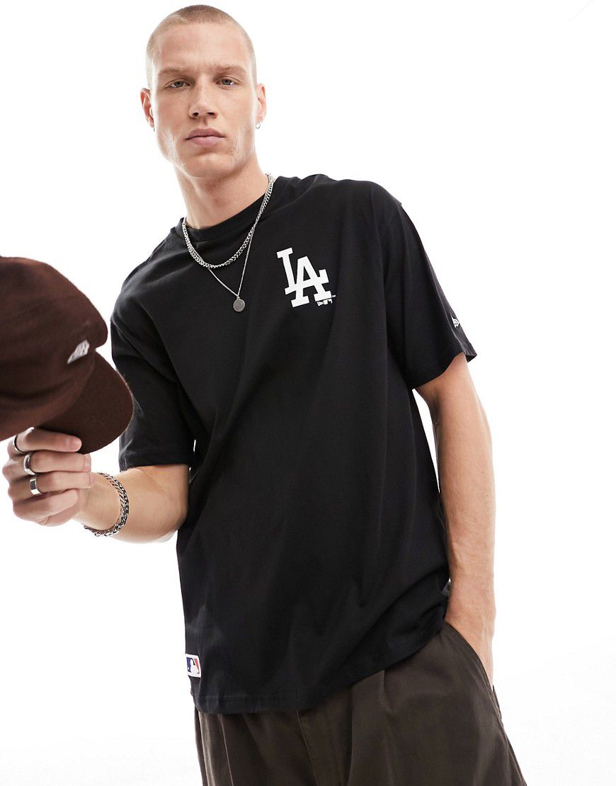 LA Dodgers - T-shirt oversize nera - New Era - Modalova