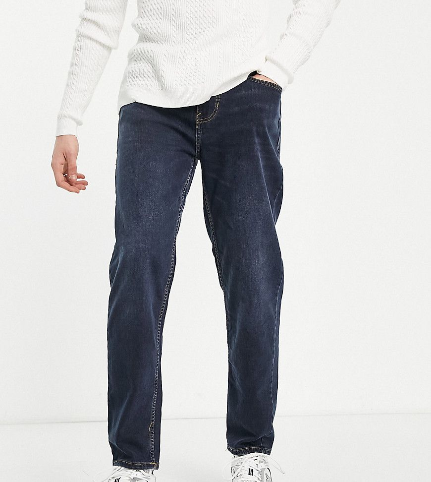 Jeans slim rigidi scuro - New Look - Modalova