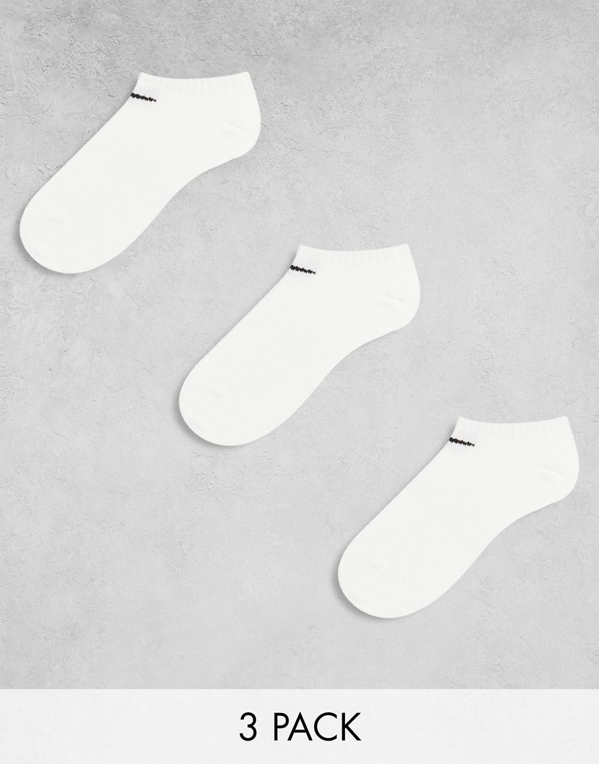 Everyday Lightweight - Confezione da 3 paia di fantasmini bianchi leggeri - Nike Training - Modalova