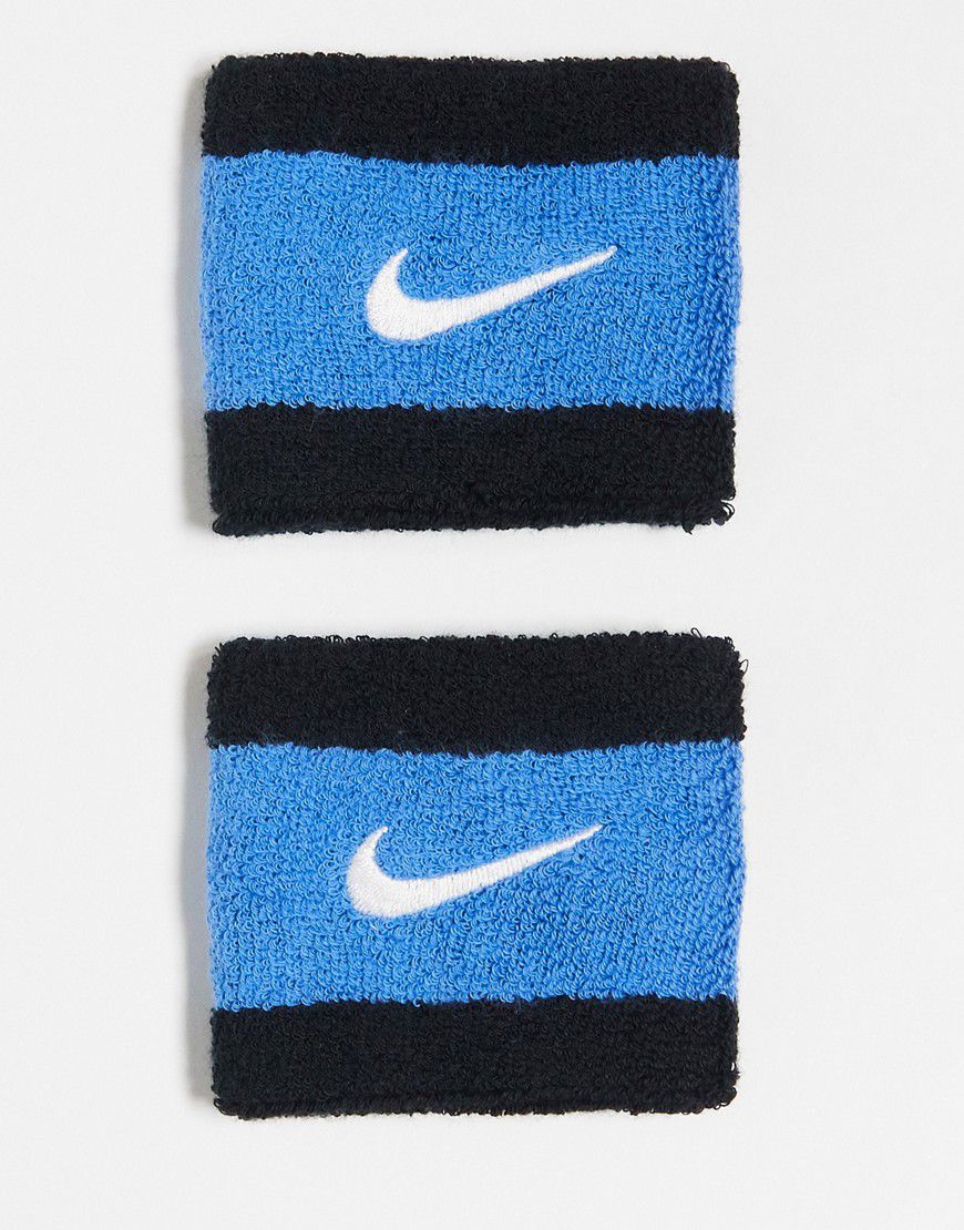 Nike - Polsini neri con logo-Nero - Nike - Modalova