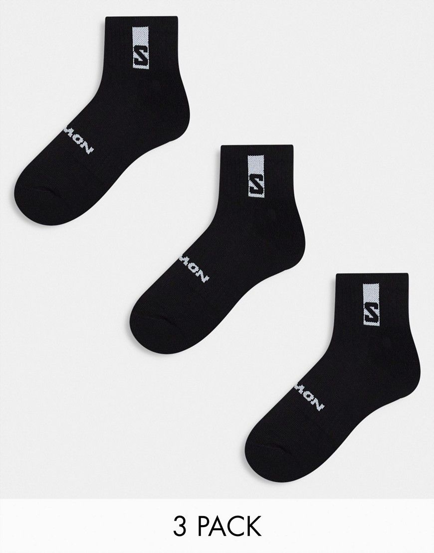 Everyday - Confezione da 3 paia di calzini neri unisex - Salomon - Modalova