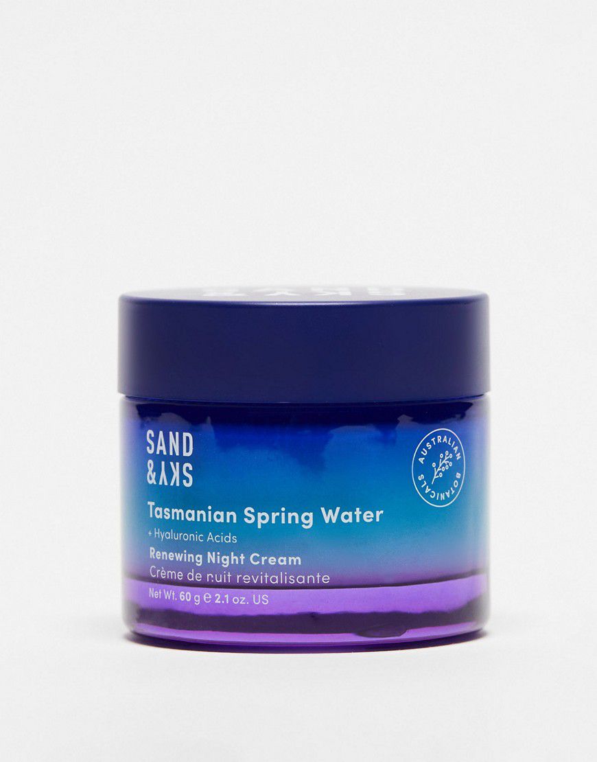 Crema notte Tasmanian Spring Water Renewing 60 g - Sand & Sky - Modalova