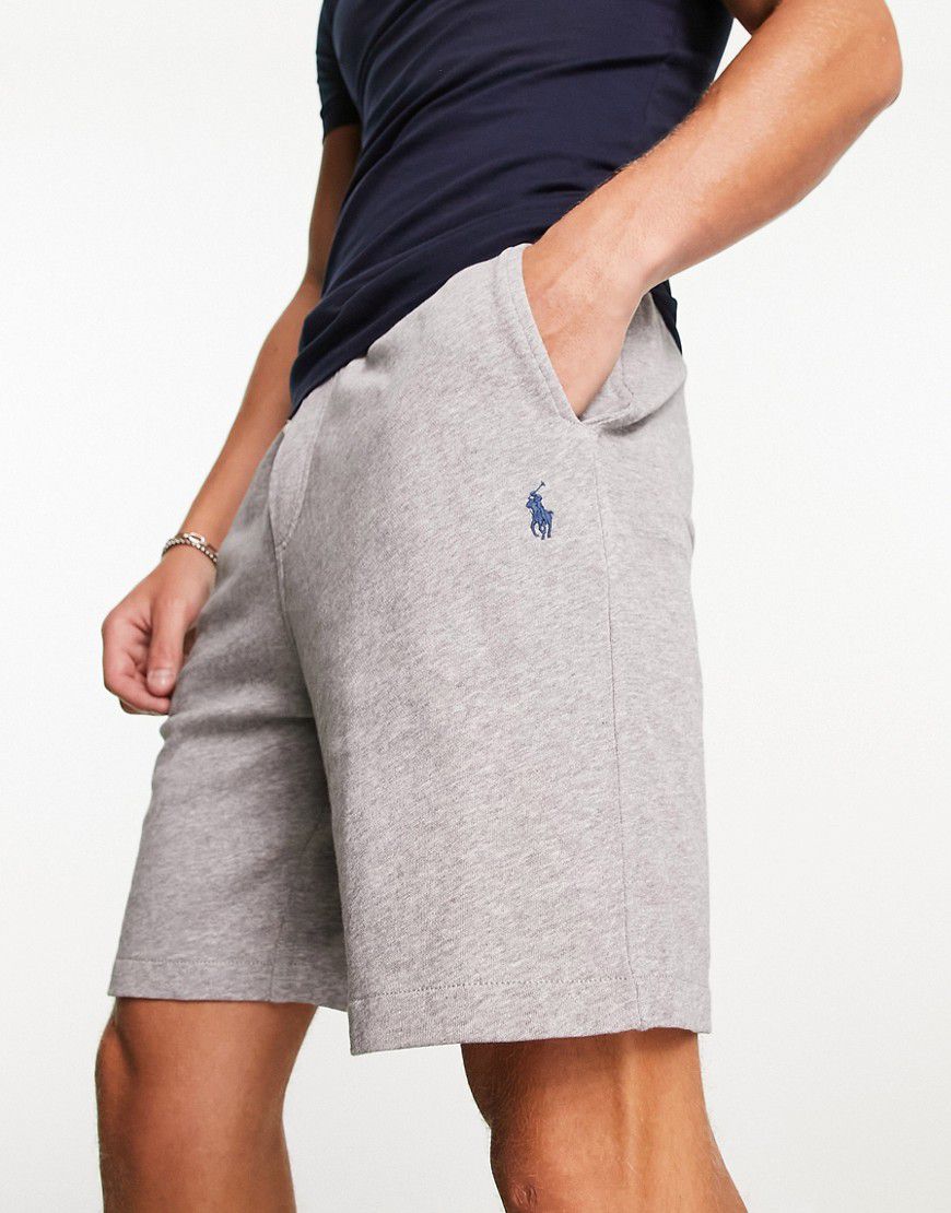 Pantaloncini in spugna mélange con logo iconico - Polo Ralph Lauren - Modalova