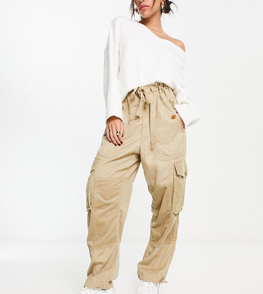 Pantaloni cargo in twill kaki a coste - In esclusiva per ASOS - Polo Ralph Lauren - Modalova