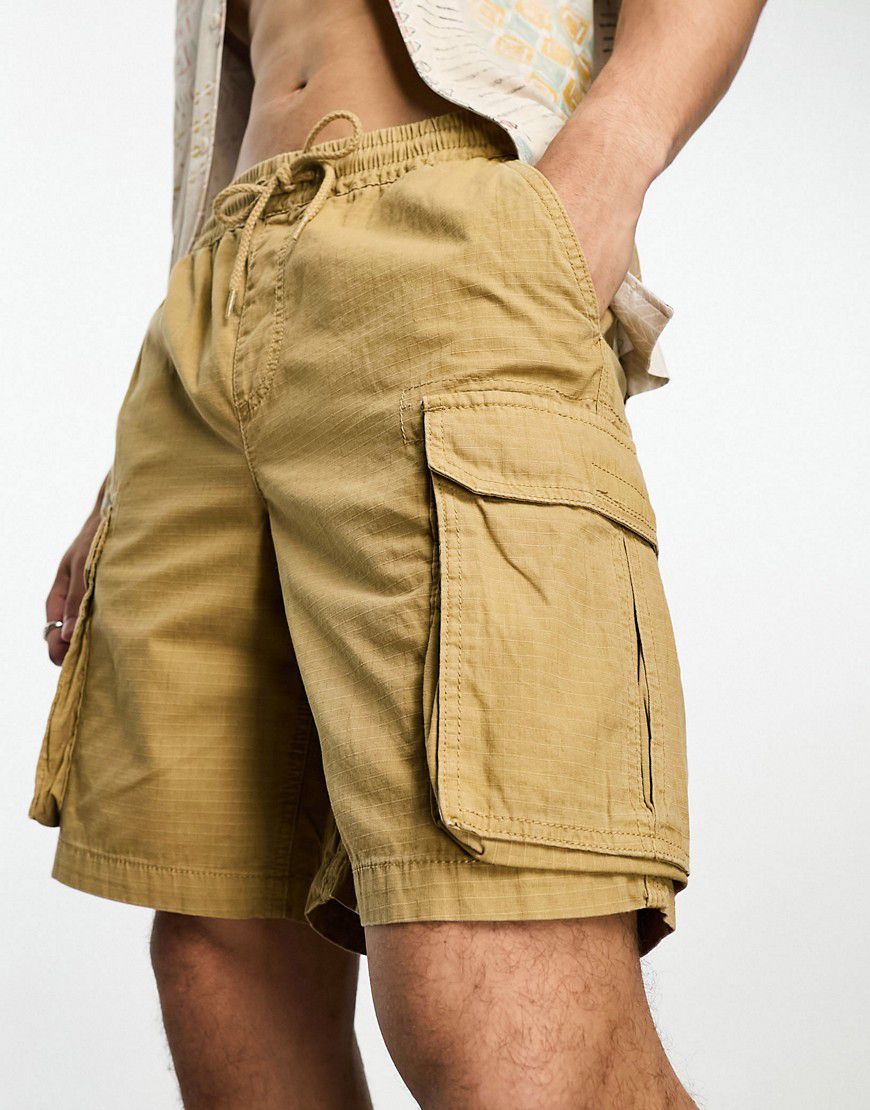 Marc - Pantaloncini cargo taglio lungo color cuoio - PACSUN - Modalova