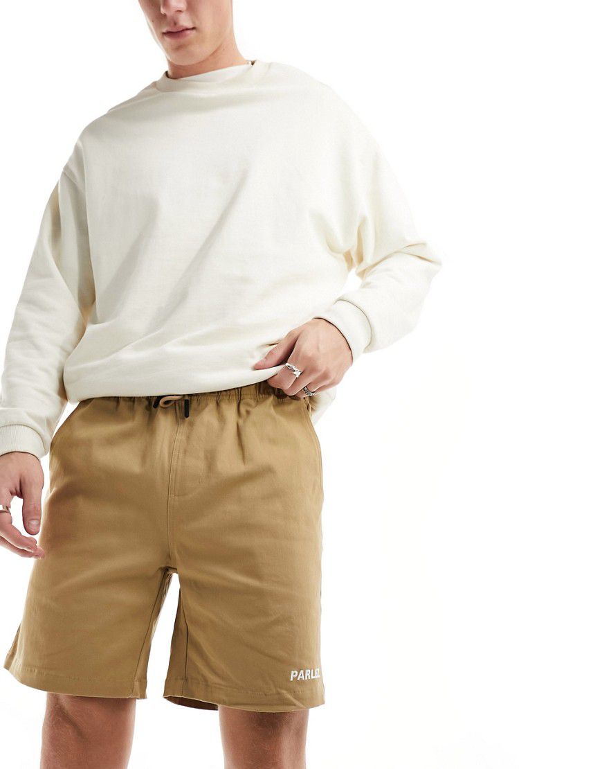 Pantaloncini in cotone beige - Parlez - Modalova