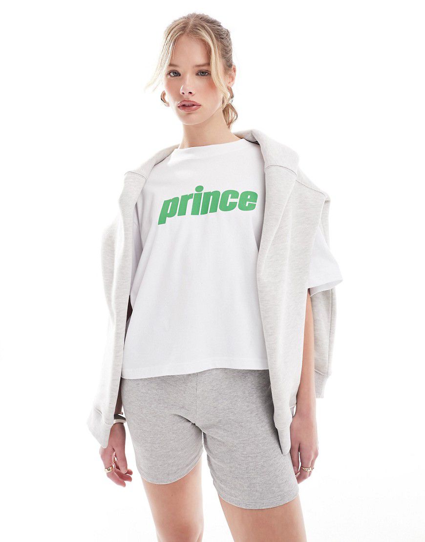 T-shirt bianca con logo - Prince - Modalova